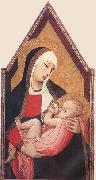 Ambrogio Lorenzetti Suckling Madonna oil